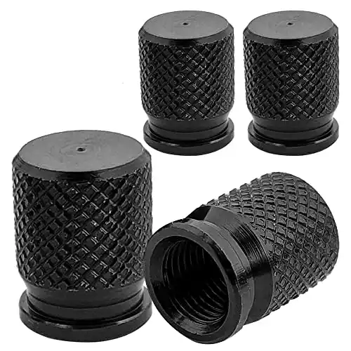 Metal valve stem caps